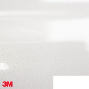 3M 2080 GP240 Gloss Gold Sparkle White Vehicle Wrap – 1524mm